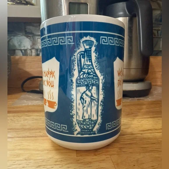 Happy To Serve You Greek NYC  Mug - Picture 2 of 3